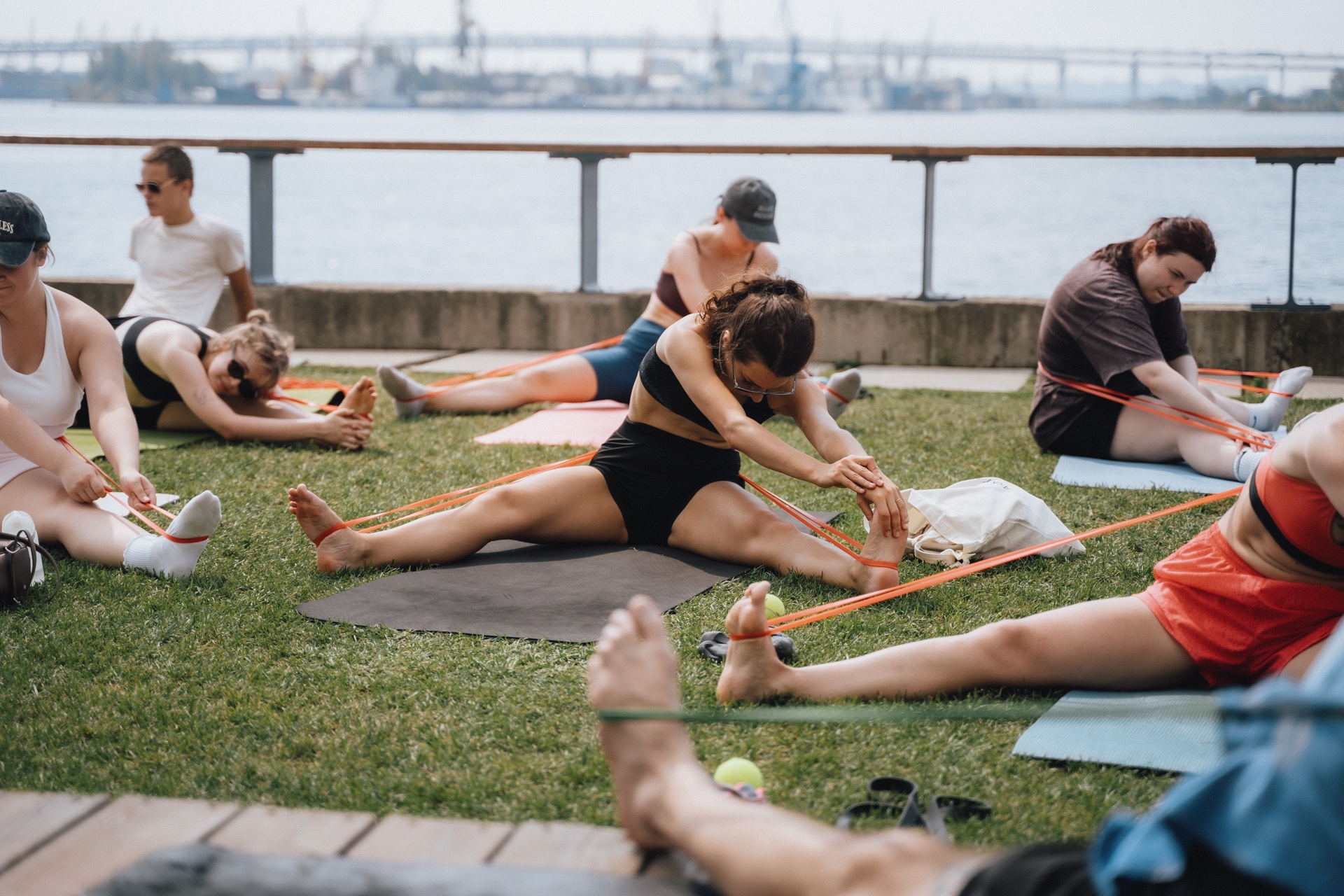 Тренировка на набережной в Порту