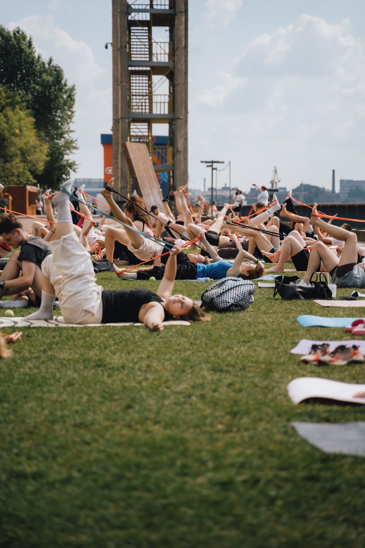 Тренировка на набережной в Порту