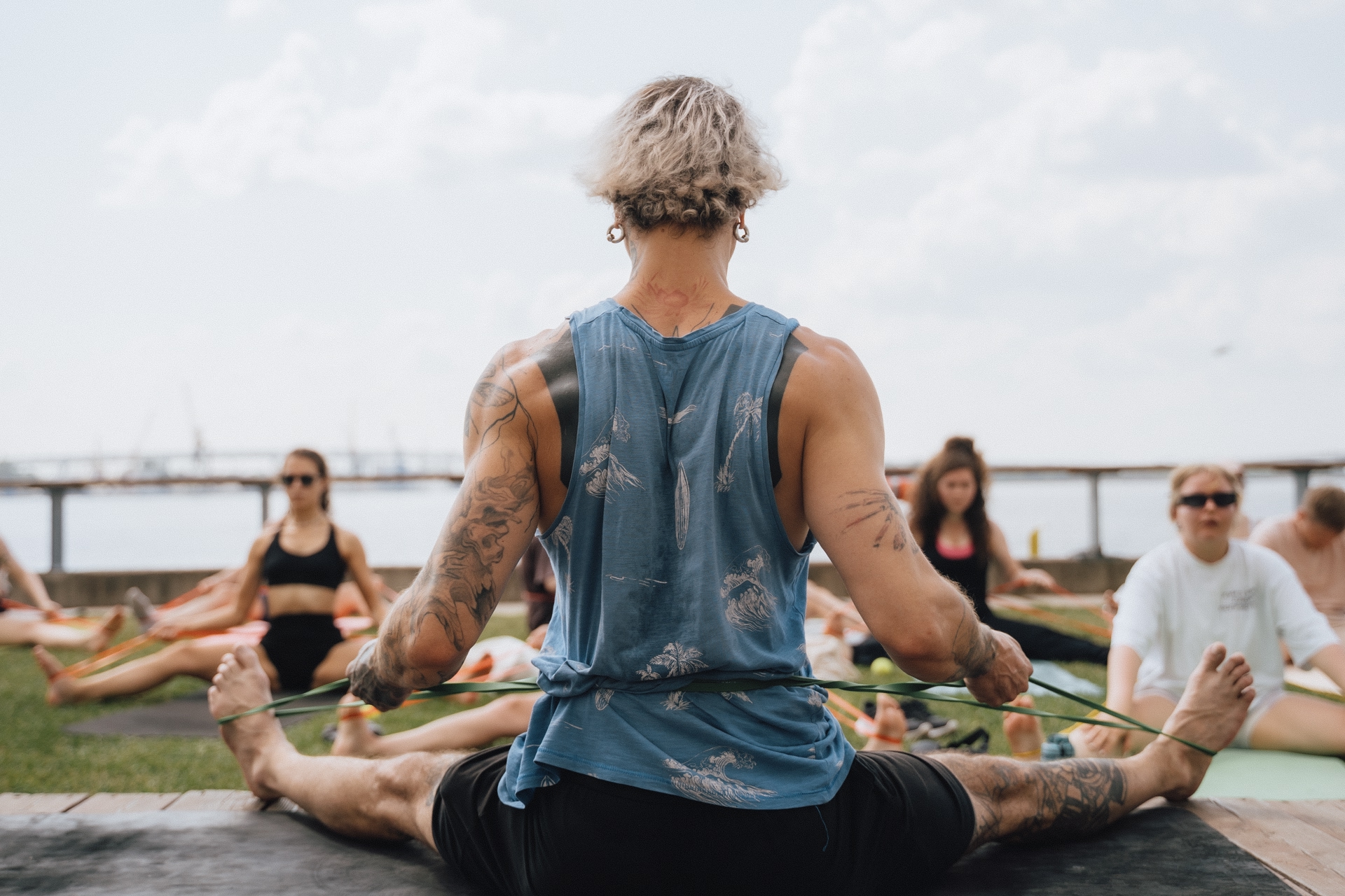 Тренировка на набережной в Порту