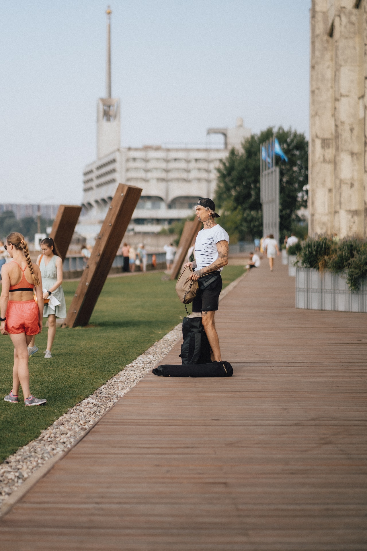Тренировка на набережной в Порту