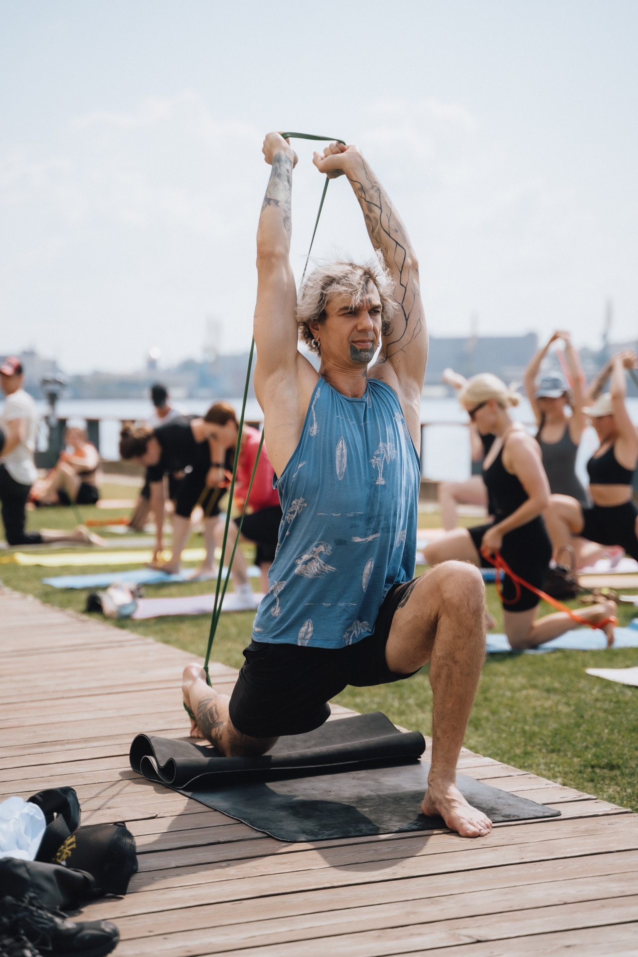 Тренировка на набережной в Порту