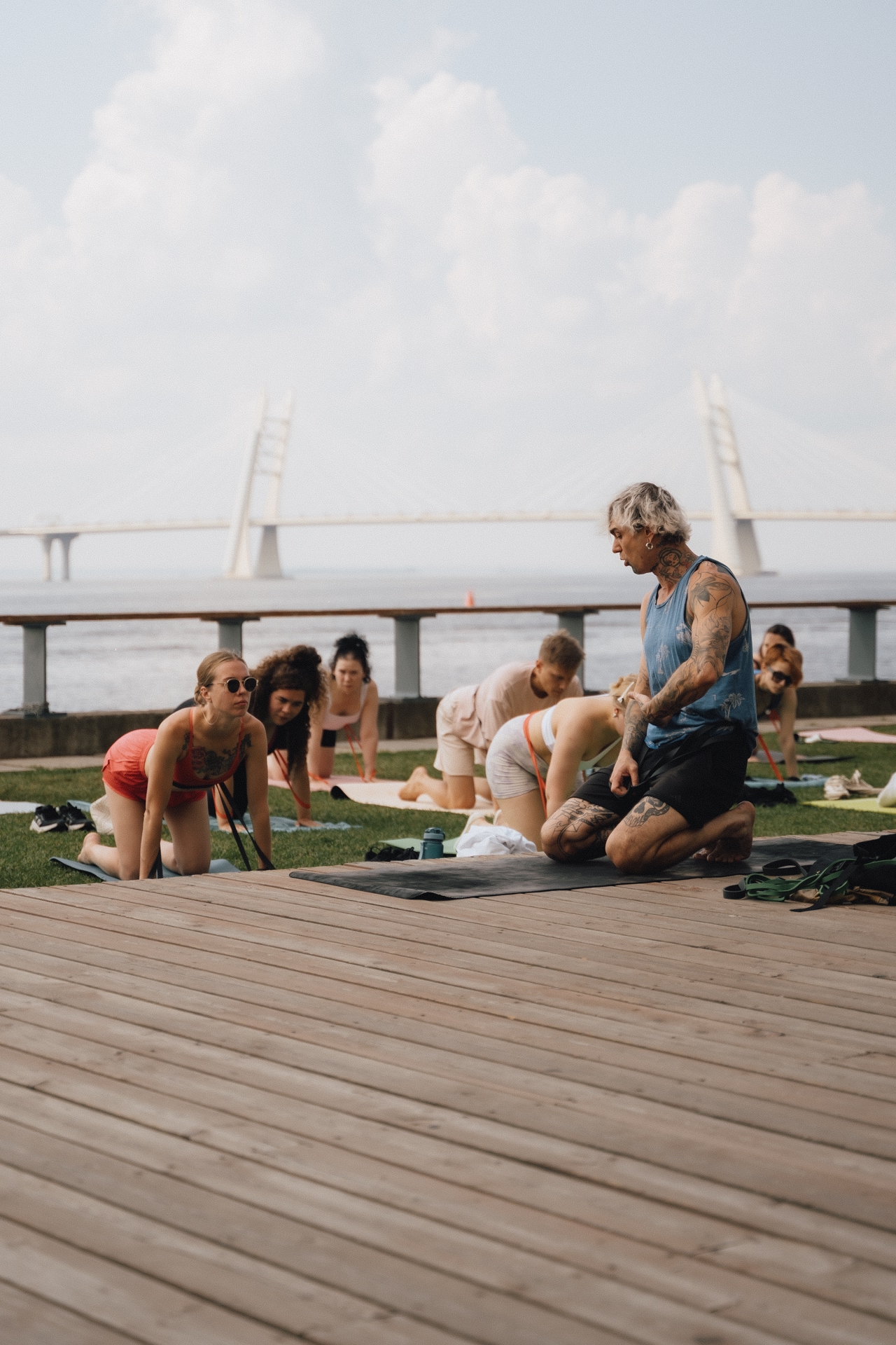 Тренировка на набережной в Порту