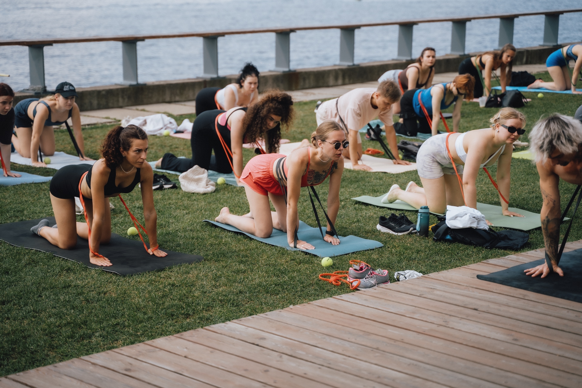 Тренировка на набережной в Порту